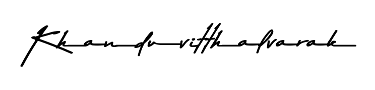 Discover the perfect balance of readability and style for Khanduvitthalvarak with Asem Kandis PERSONAL USE font. Create your dream signature today. Khanduvitthalvarak signature style 9 images and pictures png