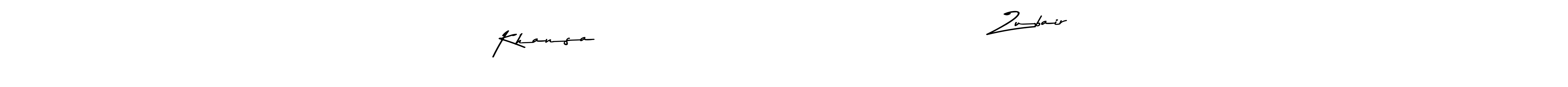 See photos of Khansa                                          Zubair official signature by Spectra . Check more albums & portfolios. Read reviews & check more about Asem Kandis PERSONAL USE font. Khansa                                          Zubair signature style 9 images and pictures png