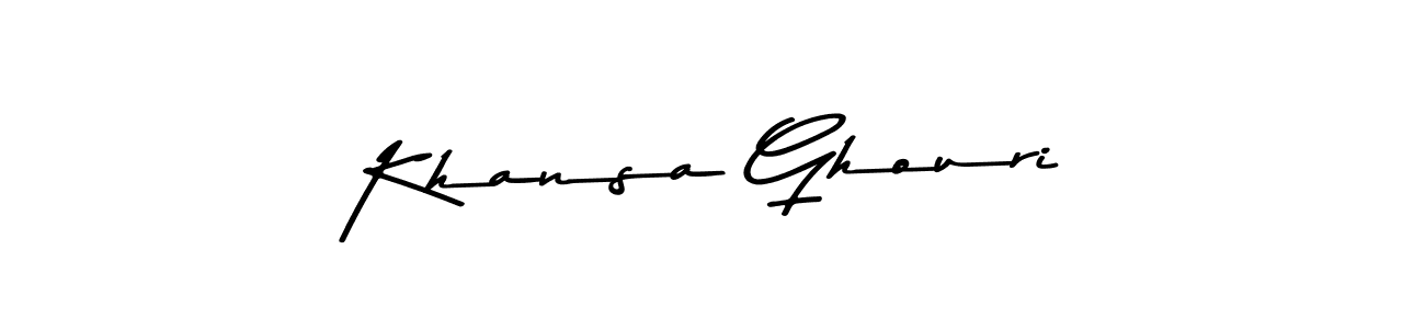 It looks lik you need a new signature style for name Khansa Ghouri. Design unique handwritten (Asem Kandis PERSONAL USE) signature with our free signature maker in just a few clicks. Khansa Ghouri signature style 9 images and pictures png