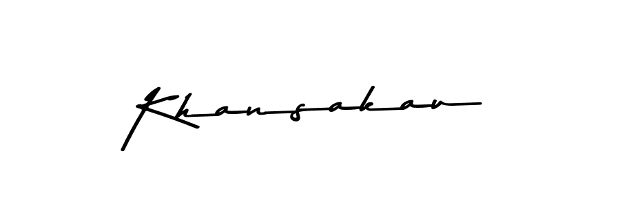 It looks lik you need a new signature style for name Khansakau. Design unique handwritten (Asem Kandis PERSONAL USE) signature with our free signature maker in just a few clicks. Khansakau signature style 9 images and pictures png