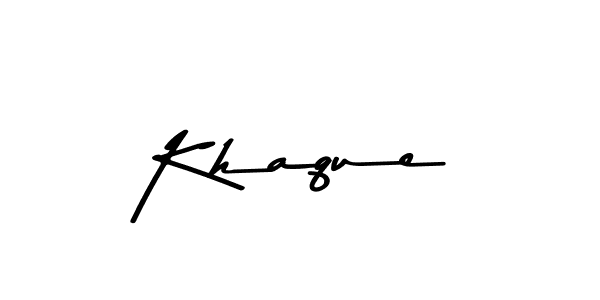 Khaque stylish signature style. Best Handwritten Sign (Asem Kandis PERSONAL USE) for my name. Handwritten Signature Collection Ideas for my name Khaque. Khaque signature style 9 images and pictures png