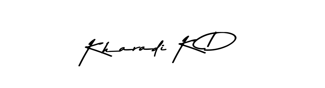 You should practise on your own different ways (Asem Kandis PERSONAL USE) to write your name (Kharadi K D) in signature. don't let someone else do it for you. Kharadi K D signature style 9 images and pictures png