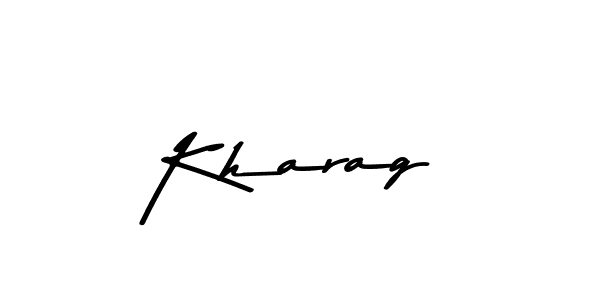 How to Draw Kharag signature style? Asem Kandis PERSONAL USE is a latest design signature styles for name Kharag. Kharag signature style 9 images and pictures png