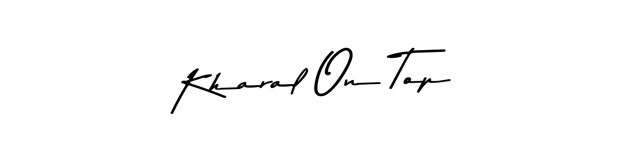 Best and Professional Signature Style for Kharal On Top. Asem Kandis PERSONAL USE Best Signature Style Collection. Kharal On Top signature style 9 images and pictures png