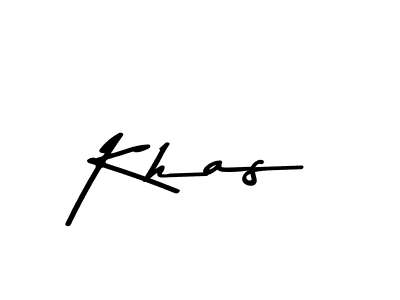 Make a beautiful signature design for name Khas. With this signature (Asem Kandis PERSONAL USE) style, you can create a handwritten signature for free. Khas signature style 9 images and pictures png