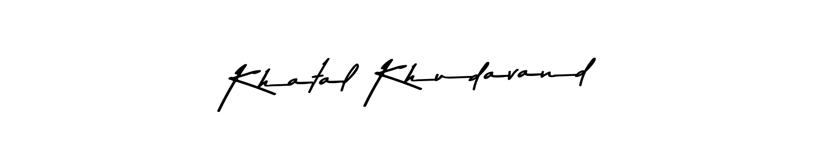 Asem Kandis PERSONAL USE is a professional signature style that is perfect for those who want to add a touch of class to their signature. It is also a great choice for those who want to make their signature more unique. Get Khatal Khudavand name to fancy signature for free. Khatal Khudavand signature style 9 images and pictures png