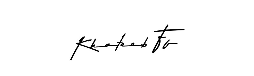 Similarly Asem Kandis PERSONAL USE is the best handwritten signature design. Signature creator online .You can use it as an online autograph creator for name Khateeb Ff. Khateeb Ff signature style 9 images and pictures png