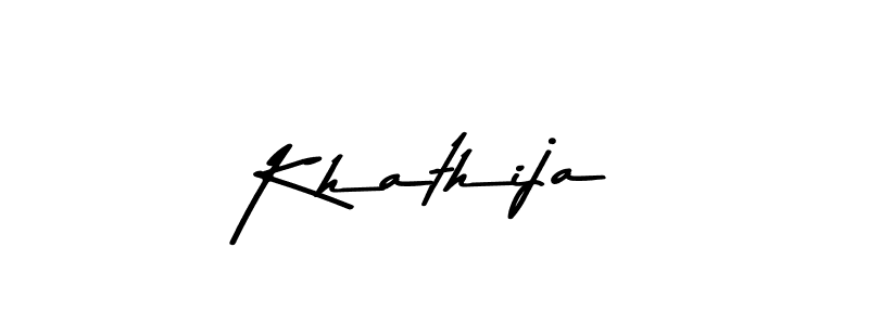 How to make Khathija signature? Asem Kandis PERSONAL USE is a professional autograph style. Create handwritten signature for Khathija name. Khathija signature style 9 images and pictures png