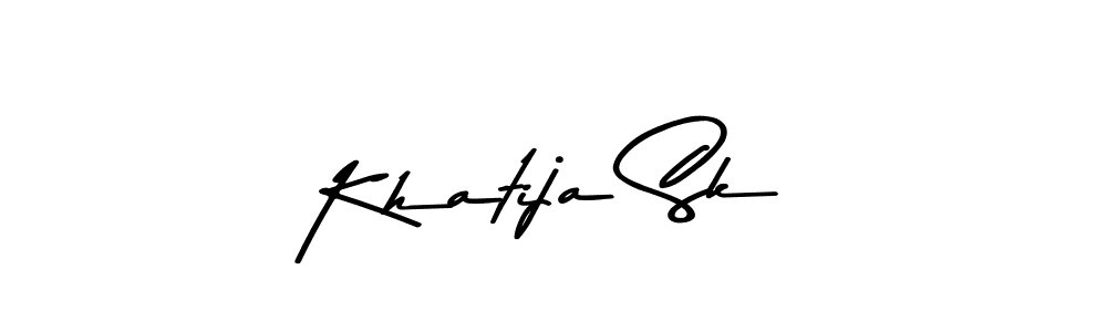 The best way (Asem Kandis PERSONAL USE) to make a short signature is to pick only two or three words in your name. The name Khatija Sk include a total of six letters. For converting this name. Khatija Sk signature style 9 images and pictures png