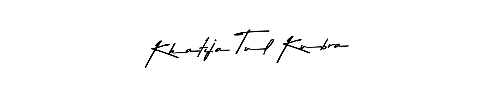 Khatija Tul Kubra stylish signature style. Best Handwritten Sign (Asem Kandis PERSONAL USE) for my name. Handwritten Signature Collection Ideas for my name Khatija Tul Kubra. Khatija Tul Kubra signature style 9 images and pictures png