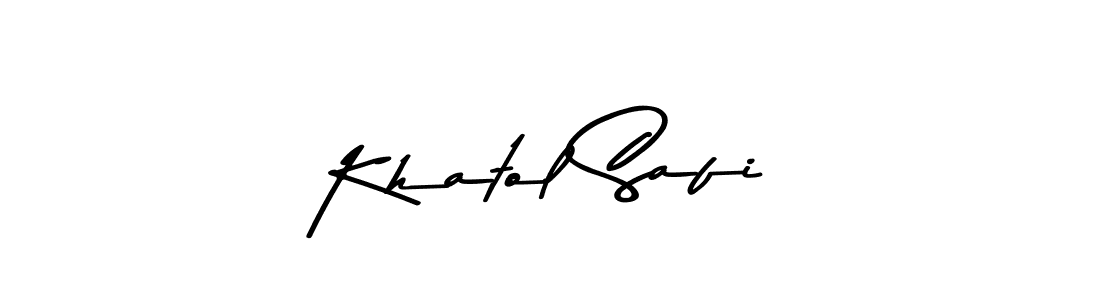 How to make Khatol Safi signature? Asem Kandis PERSONAL USE is a professional autograph style. Create handwritten signature for Khatol Safi name. Khatol Safi signature style 9 images and pictures png