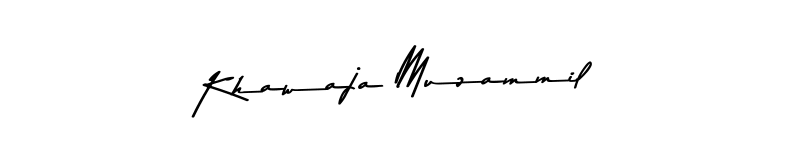 Make a beautiful signature design for name Khawaja Muzammil. Use this online signature maker to create a handwritten signature for free. Khawaja Muzammil signature style 9 images and pictures png