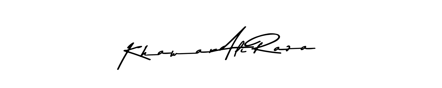 Make a beautiful signature design for name Khawar Ali Raza. Use this online signature maker to create a handwritten signature for free. Khawar Ali Raza signature style 9 images and pictures png