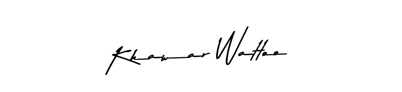 Also we have Khawar Wattoo name is the best signature style. Create professional handwritten signature collection using Asem Kandis PERSONAL USE autograph style. Khawar Wattoo signature style 9 images and pictures png