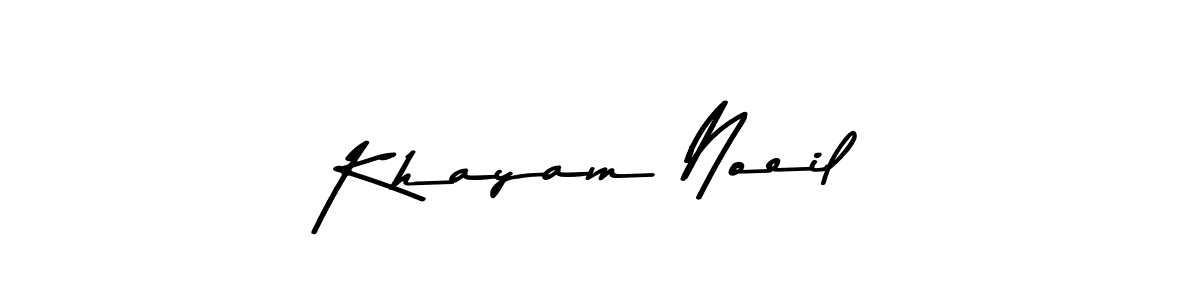 Design your own signature with our free online signature maker. With this signature software, you can create a handwritten (Asem Kandis PERSONAL USE) signature for name Khayam Noeil. Khayam Noeil signature style 9 images and pictures png