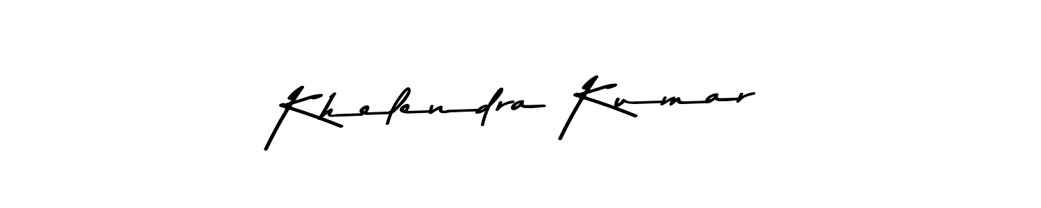 Make a beautiful signature design for name Khelendra Kumar. Use this online signature maker to create a handwritten signature for free. Khelendra Kumar signature style 9 images and pictures png