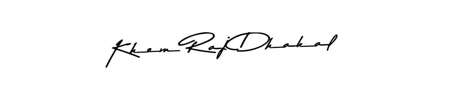 This is the best signature style for the Khem Raj Dhakal name. Also you like these signature font (Asem Kandis PERSONAL USE). Mix name signature. Khem Raj Dhakal signature style 9 images and pictures png