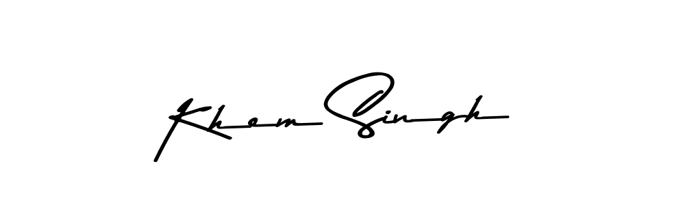 Similarly Asem Kandis PERSONAL USE is the best handwritten signature design. Signature creator online .You can use it as an online autograph creator for name Khem Singh. Khem Singh signature style 9 images and pictures png