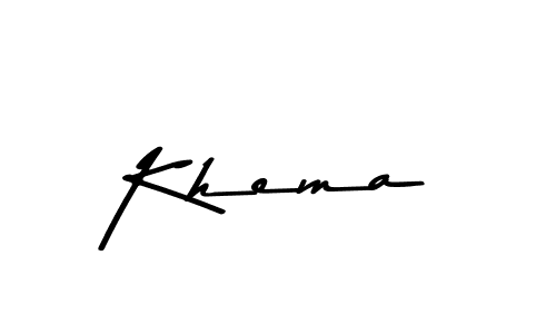 Also You can easily find your signature by using the search form. We will create Khema name handwritten signature images for you free of cost using Asem Kandis PERSONAL USE sign style. Khema signature style 9 images and pictures png