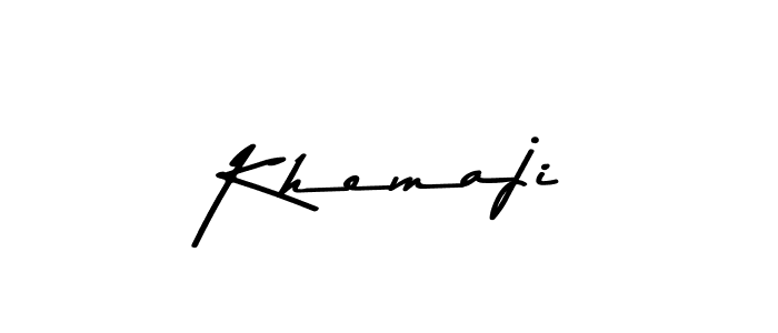 Khemaji stylish signature style. Best Handwritten Sign (Asem Kandis PERSONAL USE) for my name. Handwritten Signature Collection Ideas for my name Khemaji. Khemaji signature style 9 images and pictures png