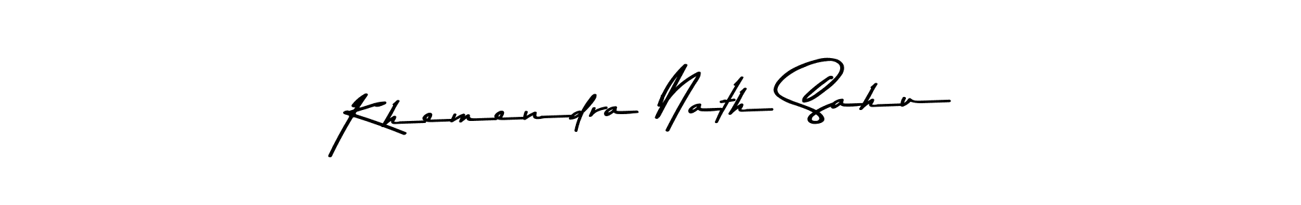 You can use this online signature creator to create a handwritten signature for the name Khemendra Nath Sahu. This is the best online autograph maker. Khemendra Nath Sahu signature style 9 images and pictures png