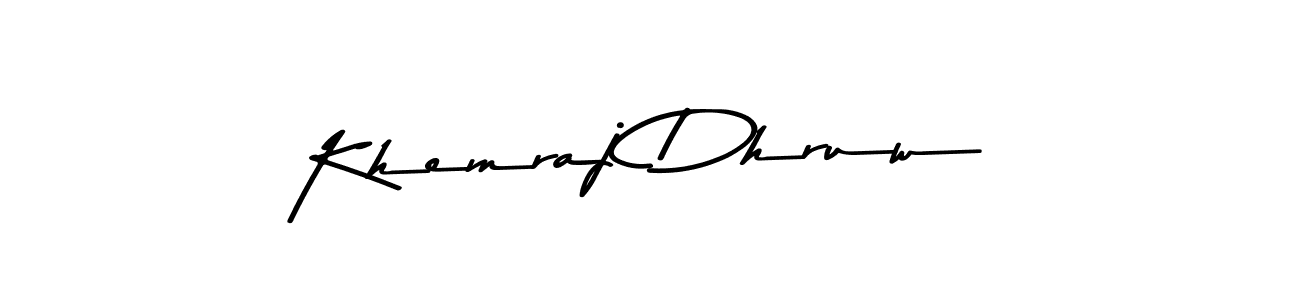 See photos of Khemraj Dhruw official signature by Spectra . Check more albums & portfolios. Read reviews & check more about Asem Kandis PERSONAL USE font. Khemraj Dhruw signature style 9 images and pictures png