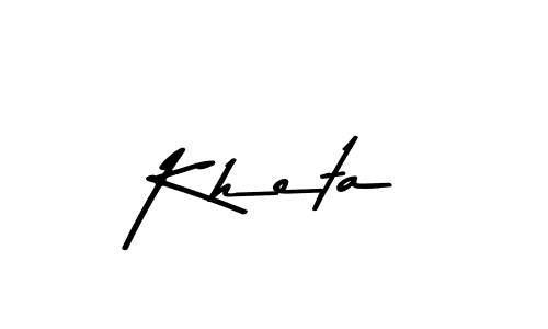 How to make Kheta name signature. Use Asem Kandis PERSONAL USE style for creating short signs online. This is the latest handwritten sign. Kheta signature style 9 images and pictures png