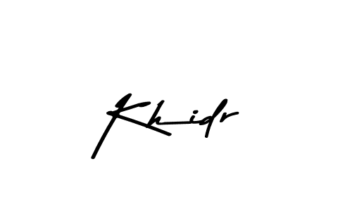 You should practise on your own different ways (Asem Kandis PERSONAL USE) to write your name (Khidr) in signature. don't let someone else do it for you. Khidr signature style 9 images and pictures png