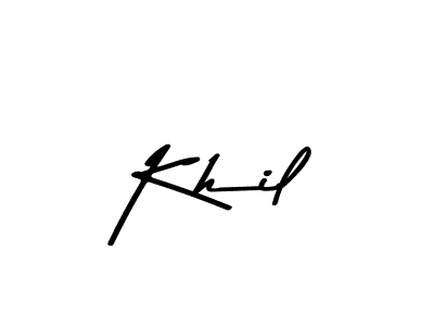Once you've used our free online signature maker to create your best signature Asem Kandis PERSONAL USE style, it's time to enjoy all of the benefits that Khil name signing documents. Khil signature style 9 images and pictures png