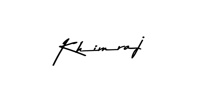 How to make Khimraj signature? Asem Kandis PERSONAL USE is a professional autograph style. Create handwritten signature for Khimraj name. Khimraj signature style 9 images and pictures png
