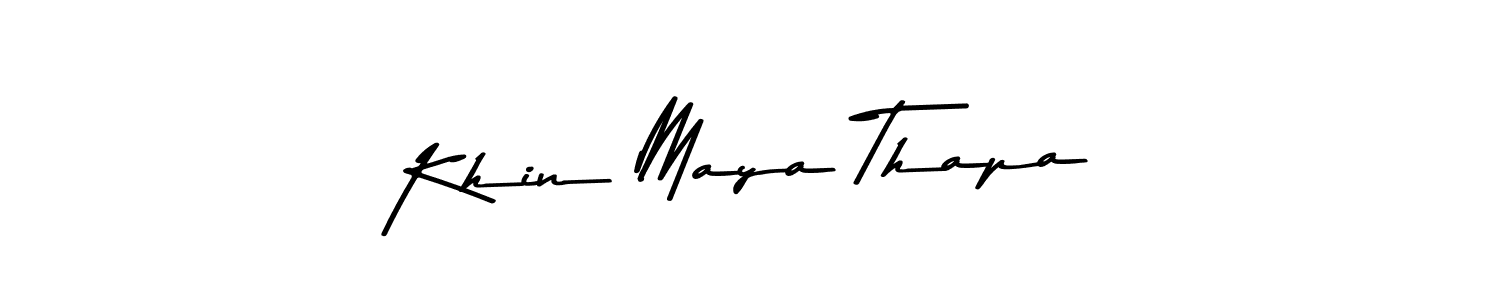 How to Draw Khin Maya Thapa signature style? Asem Kandis PERSONAL USE is a latest design signature styles for name Khin Maya Thapa. Khin Maya Thapa signature style 9 images and pictures png