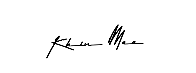 The best way (Asem Kandis PERSONAL USE) to make a short signature is to pick only two or three words in your name. The name Khin Mee include a total of six letters. For converting this name. Khin Mee signature style 9 images and pictures png