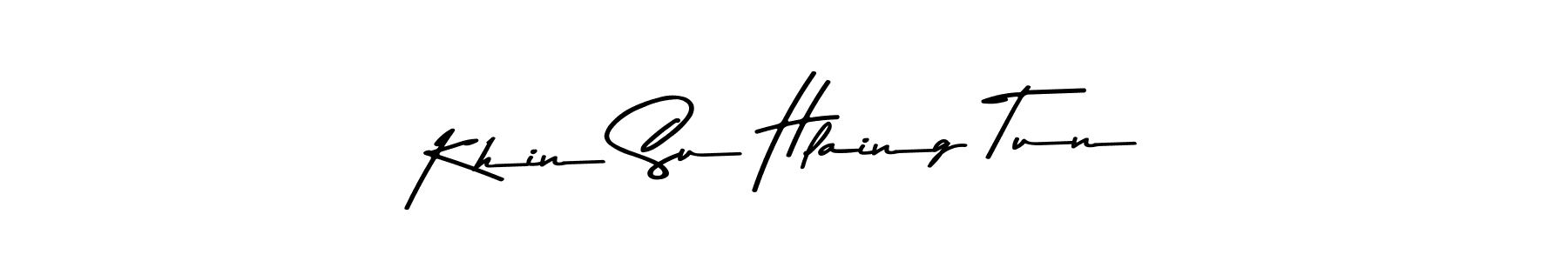 You should practise on your own different ways (Asem Kandis PERSONAL USE) to write your name (Khin Su Hlaing Tun) in signature. don't let someone else do it for you. Khin Su Hlaing Tun signature style 9 images and pictures png