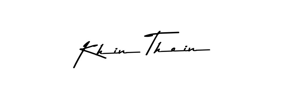 The best way (Asem Kandis PERSONAL USE) to make a short signature is to pick only two or three words in your name. The name Khin Thein include a total of six letters. For converting this name. Khin Thein signature style 9 images and pictures png