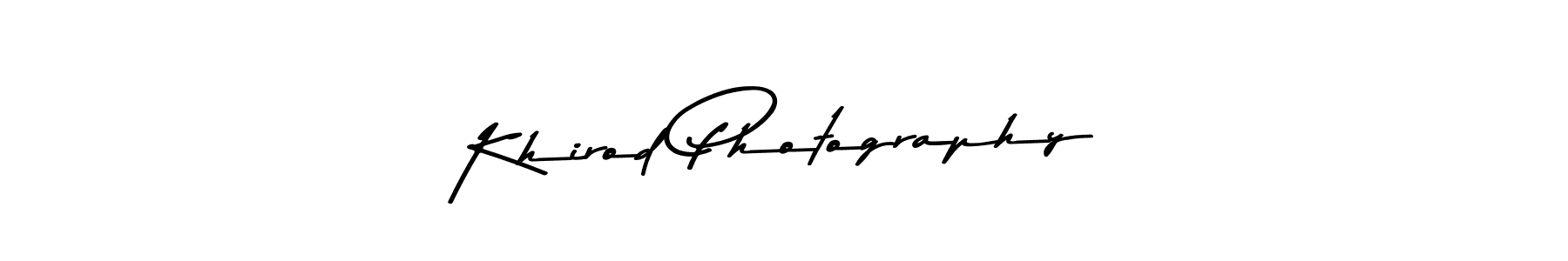 How to make Khirod Photography signature? Asem Kandis PERSONAL USE is a professional autograph style. Create handwritten signature for Khirod Photography name. Khirod Photography signature style 9 images and pictures png
