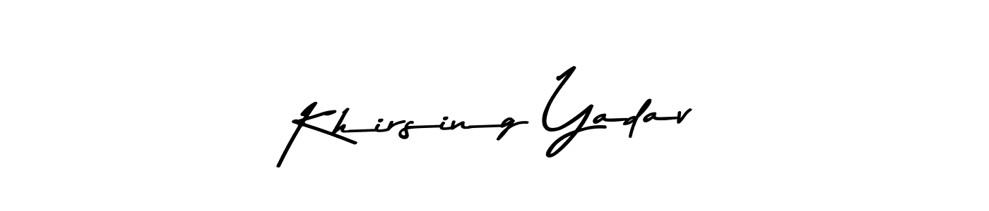 See photos of Khirsing Yadav official signature by Spectra . Check more albums & portfolios. Read reviews & check more about Asem Kandis PERSONAL USE font. Khirsing Yadav signature style 9 images and pictures png