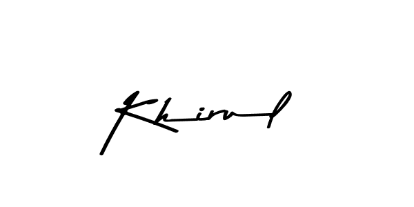 Here are the top 10 professional signature styles for the name Khirul. These are the best autograph styles you can use for your name. Khirul signature style 9 images and pictures png