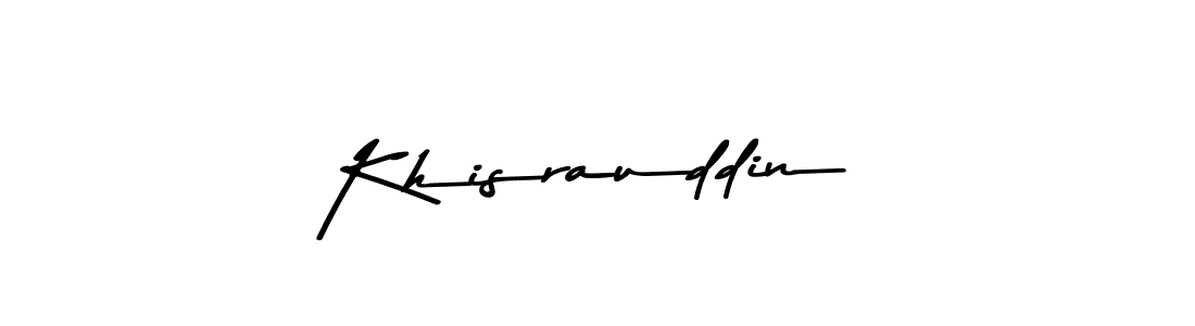 Use a signature maker to create a handwritten signature online. With this signature software, you can design (Asem Kandis PERSONAL USE) your own signature for name Khisrauddin. Khisrauddin signature style 9 images and pictures png