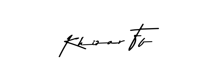 You should practise on your own different ways (Asem Kandis PERSONAL USE) to write your name (Khizar Ff) in signature. don't let someone else do it for you. Khizar Ff signature style 9 images and pictures png