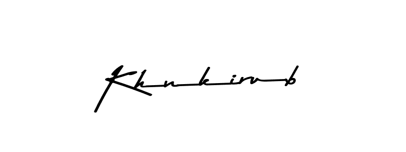 Make a beautiful signature design for name Khnkirub. Use this online signature maker to create a handwritten signature for free. Khnkirub signature style 9 images and pictures png