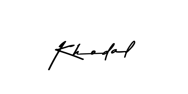 Also we have Khodal name is the best signature style. Create professional handwritten signature collection using Asem Kandis PERSONAL USE autograph style. Khodal signature style 9 images and pictures png