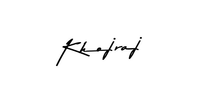 Khojraj stylish signature style. Best Handwritten Sign (Asem Kandis PERSONAL USE) for my name. Handwritten Signature Collection Ideas for my name Khojraj. Khojraj signature style 9 images and pictures png