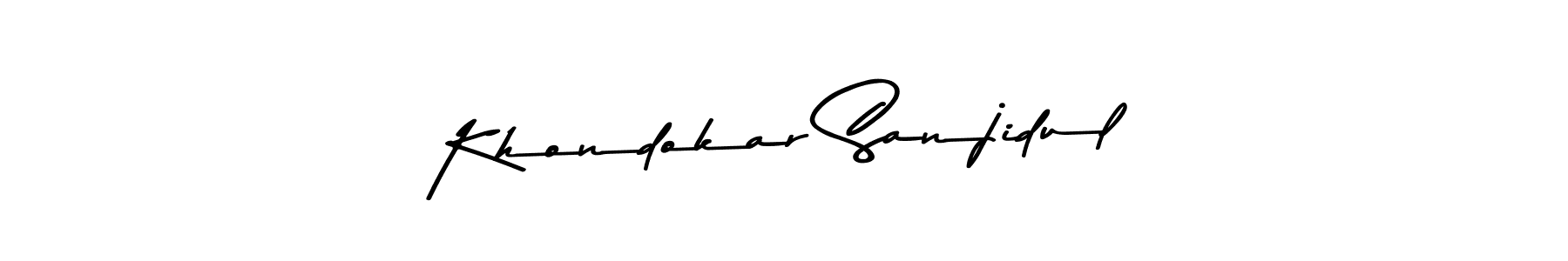 Here are the top 10 professional signature styles for the name Khondokar Sanjidul. These are the best autograph styles you can use for your name. Khondokar Sanjidul signature style 9 images and pictures png
