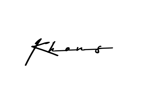 Once you've used our free online signature maker to create your best signature Asem Kandis PERSONAL USE style, it's time to enjoy all of the benefits that Khons name signing documents. Khons signature style 9 images and pictures png