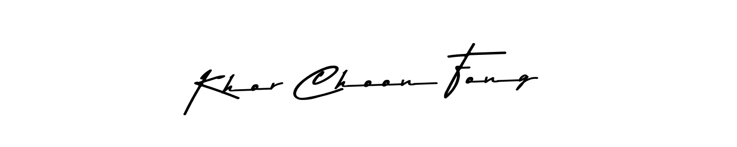 How to make Khor Choon Fong signature? Asem Kandis PERSONAL USE is a professional autograph style. Create handwritten signature for Khor Choon Fong name. Khor Choon Fong signature style 9 images and pictures png