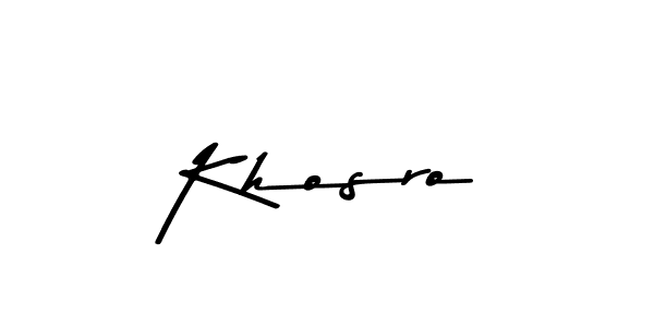 You should practise on your own different ways (Asem Kandis PERSONAL USE) to write your name (Khosro) in signature. don't let someone else do it for you. Khosro signature style 9 images and pictures png