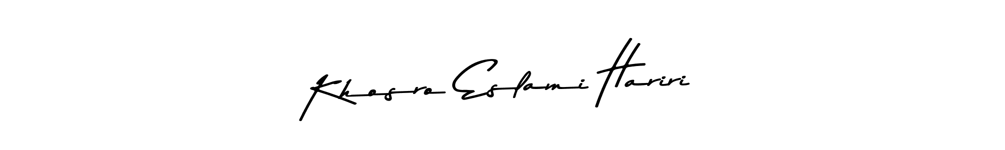 Make a beautiful signature design for name Khosro Eslami Hariri. Use this online signature maker to create a handwritten signature for free. Khosro Eslami Hariri signature style 9 images and pictures png