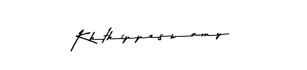 Create a beautiful signature design for name Khthippeswamy. With this signature (Asem Kandis PERSONAL USE) fonts, you can make a handwritten signature for free. Khthippeswamy signature style 9 images and pictures png