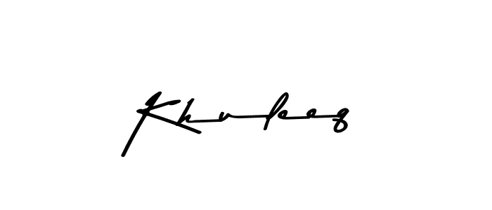 if you are searching for the best signature style for your name Khuleeq. so please give up your signature search. here we have designed multiple signature styles  using Asem Kandis PERSONAL USE. Khuleeq signature style 9 images and pictures png