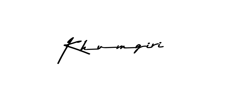 How to make Khumgiri name signature. Use Asem Kandis PERSONAL USE style for creating short signs online. This is the latest handwritten sign. Khumgiri signature style 9 images and pictures png